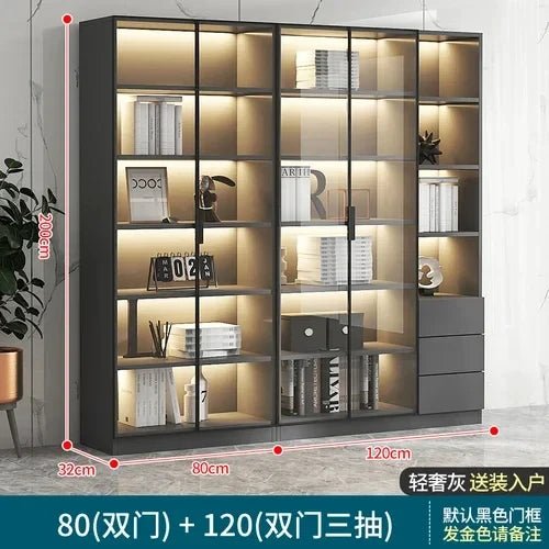 New Display Living Room Cabinet Filing Mirror Kitchen Bedroom Cheap Showcase Dresser Storage Buffet Shoe Meuble Furniture HK55UR - SAKLIC