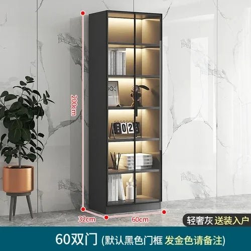 New Display Living Room Cabinet Filing Mirror Kitchen Bedroom Cheap Showcase Dresser Storage Buffet Shoe Meuble Furniture HK55UR - SAKLIC