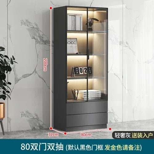 New Display Living Room Cabinet Filing Mirror Kitchen Bedroom Cheap Showcase Dresser Storage Buffet Shoe Meuble Furniture HK55UR - SAKLIC