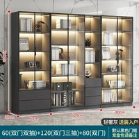 New Display Living Room Cabinet Filing Mirror Kitchen Bedroom Cheap Showcase Dresser Storage Buffet Shoe Meuble Furniture HK55UR - SAKLIC