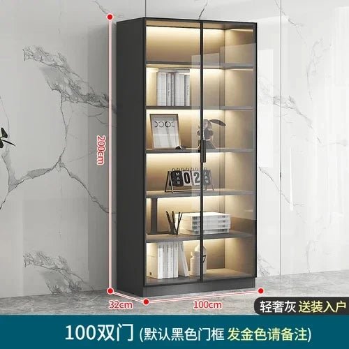 New Display Living Room Cabinet Filing Mirror Kitchen Bedroom Cheap Showcase Dresser Storage Buffet Shoe Meuble Furniture HK55UR - SAKLIC