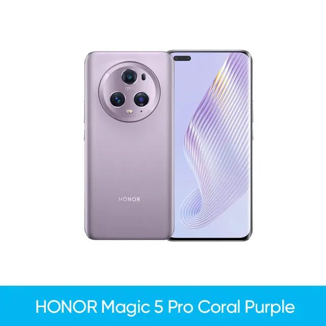 New Global Version HONOR Magic 5 Pro Snapdragon 8 Gen 2 Magic5 Pro 120Hz Triple 50MP Cameras 100X Digital Zoom 66W Super Charge - SAKLIC