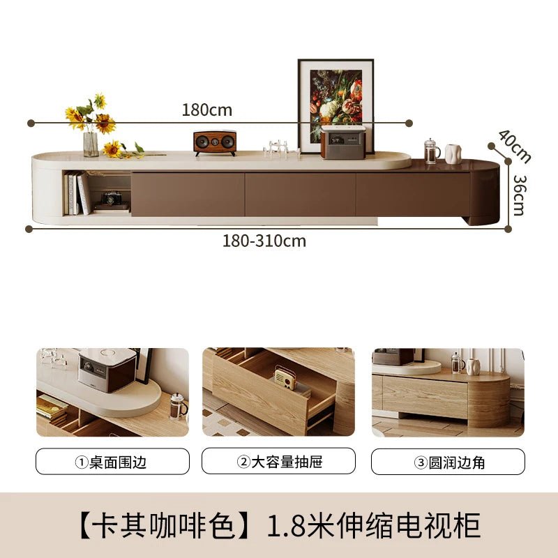 Nordic Mobile Tv Cabinet Shelf Television Storage Wooden Floor Living Room High Quality Monitor Meuble Tv Salon Furnitures - SAKLIC