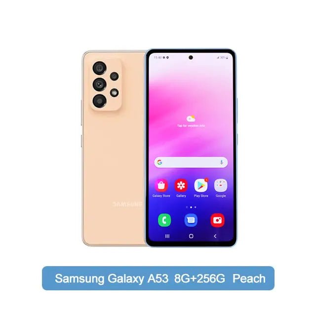 Original Samsung Galaxy A53 5G Smartphone Android Exynos 1280 Octa - core 120Hz Super AMOLED 5000mAh 25W Fast Charge Mobile Phone - SAKLIC