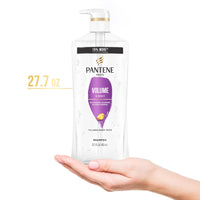 PANTENE PRO - V Volume & Body Shampoo, 820mL, Twin Pack and Intense Rescue Shot Treatment 15mL for dry hair - SAKLIC