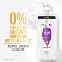 PANTENE PRO - V Volume & Body Shampoo, 820mL, Twin Pack and Intense Rescue Shot Treatment 15mL for dry hair - SAKLIC