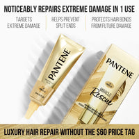 PANTENE PRO - V Volume & Body Shampoo, 820mL, Twin Pack and Intense Rescue Shot Treatment 15mL for dry hair - SAKLIC