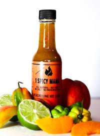 Peachy Lime Hot Sauce - All - Natural, Gluten - Free, Nut - Free - SAKLIC