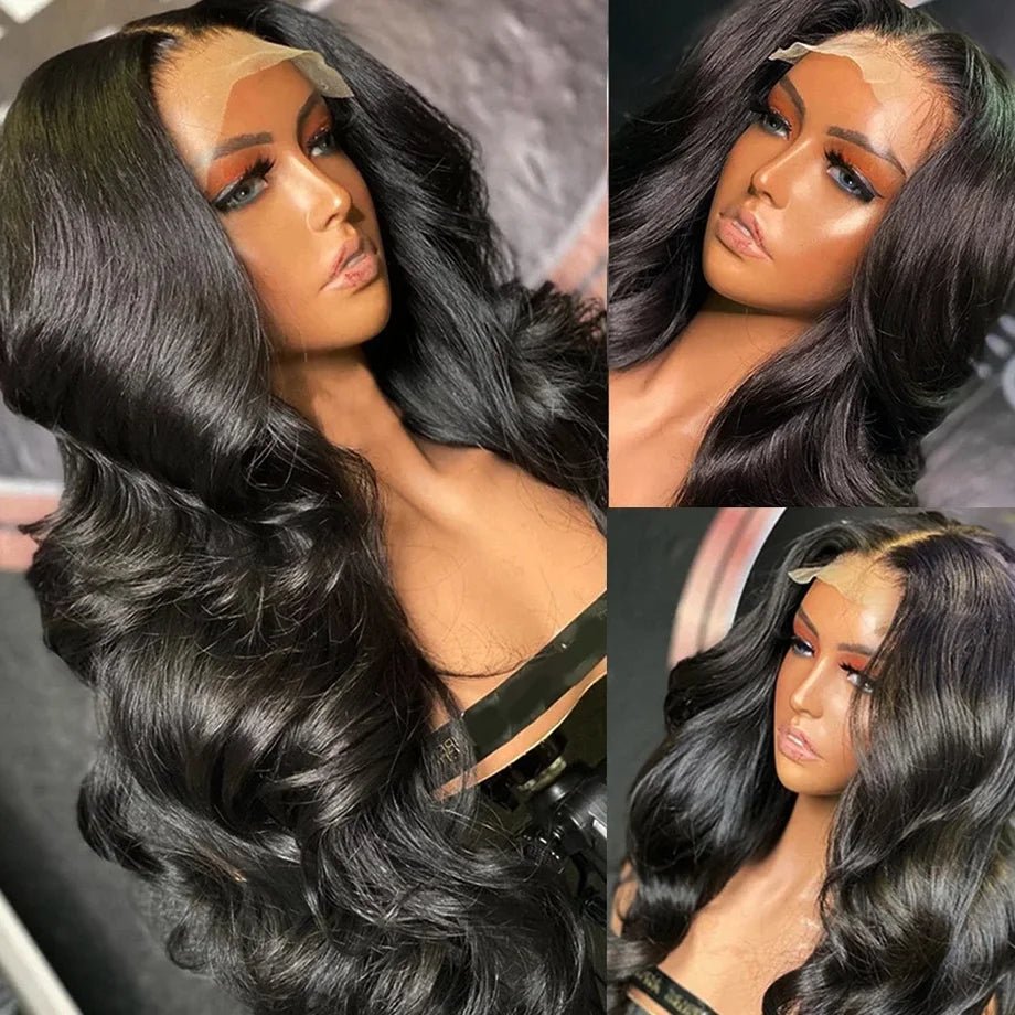 Peluca Glueless Perruques Cheveux Humains Hd Transparent 13x4 13x6 Body Wave Hd Lace Front Wig Pre Plucked 360 Lace Frontal Wig - SAKLIC