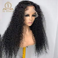 Perruque Full Lace Front Wig naturelle ondulée - NABEAUTY, cheveux humains, pre - plucked, transparent HD, pour femmes africaines - SAKLIC