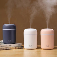 Portable 300ml Humidifier USB Ultrasonic Dazzle Cup Aroma Diffuser Cool Mist Maker Air Humidifier Purifier with Romantic Light - SAKLIC