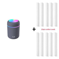 Portable 300ml Humidifier USB Ultrasonic Dazzle Cup Aroma Diffuser Cool Mist Maker Air Humidifier Purifier with Romantic Light - SAKLIC