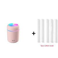 Portable 300ml Humidifier USB Ultrasonic Dazzle Cup Aroma Diffuser Cool Mist Maker Air Humidifier Purifier with Romantic Light - SAKLIC