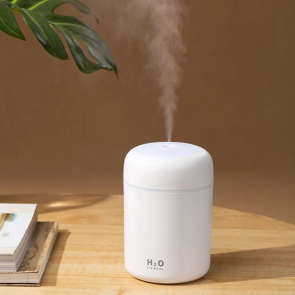 Portable 300ml Humidifier USB Ultrasonic Dazzle Cup Aroma Diffuser Cool Mist Maker Air Humidifier Purifier with Romantic Light - SAKLIC