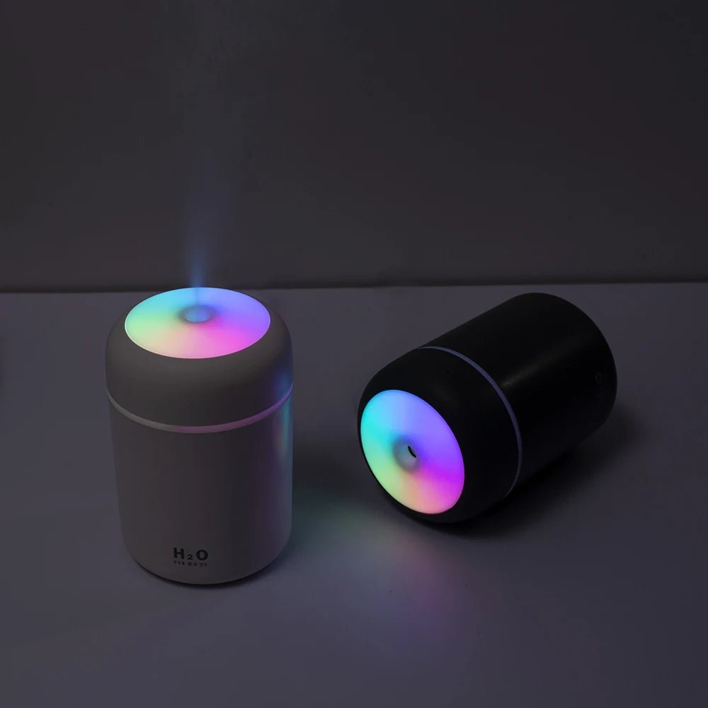 Portable 300ml Humidifier USB Ultrasonic Dazzle Cup Aroma Diffuser Cool Mist Maker Air Humidifier Purifier with Romantic Light - SAKLIC