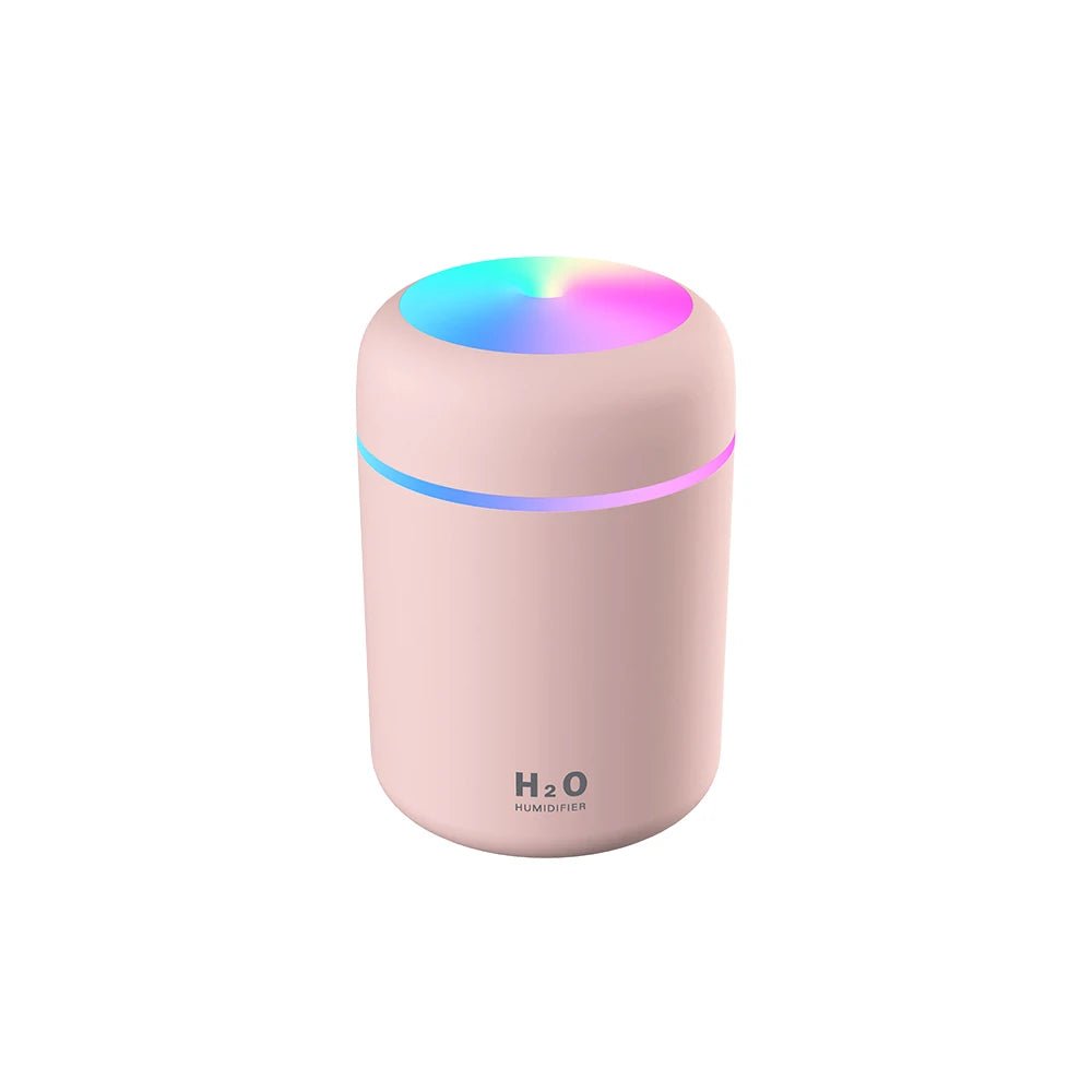 Portable 300ml Humidifier USB Ultrasonic Dazzle Cup Aroma Diffuser Cool Mist Maker Air Humidifier Purifier with Romantic Light - SAKLIC