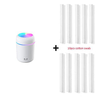 Portable 300ml Humidifier USB Ultrasonic Dazzle Cup Aroma Diffuser Cool Mist Maker Air Humidifier Purifier with Romantic Light - SAKLIC