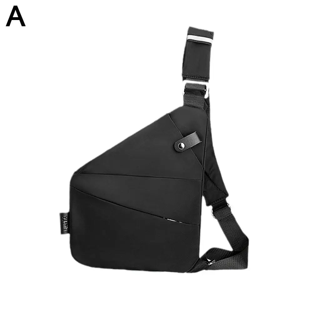 Portable Casual Small Bag Safety Pocket Leisure Travel Shoulder Bag Men's Chest Outdoor Bags Anti - theft Backpack Crossbody Bag - SAKLIC