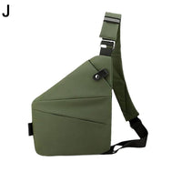 Portable Casual Small Bag Safety Pocket Leisure Travel Shoulder Bag Men's Chest Outdoor Bags Anti - theft Backpack Crossbody Bag - SAKLIC