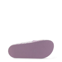 Pretty Purple Slide Sandals - Casual, Sporty Shoes for Women - SAKLIC