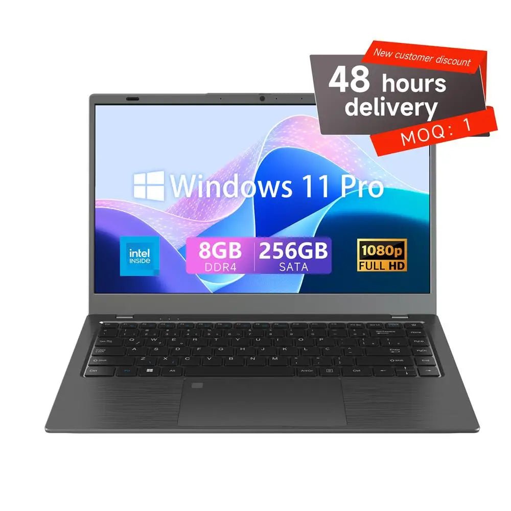 Quad core i5 i7 8GB ram 256GB 512GB SSD 14 inch laptop computer for gaming - SAKLIC