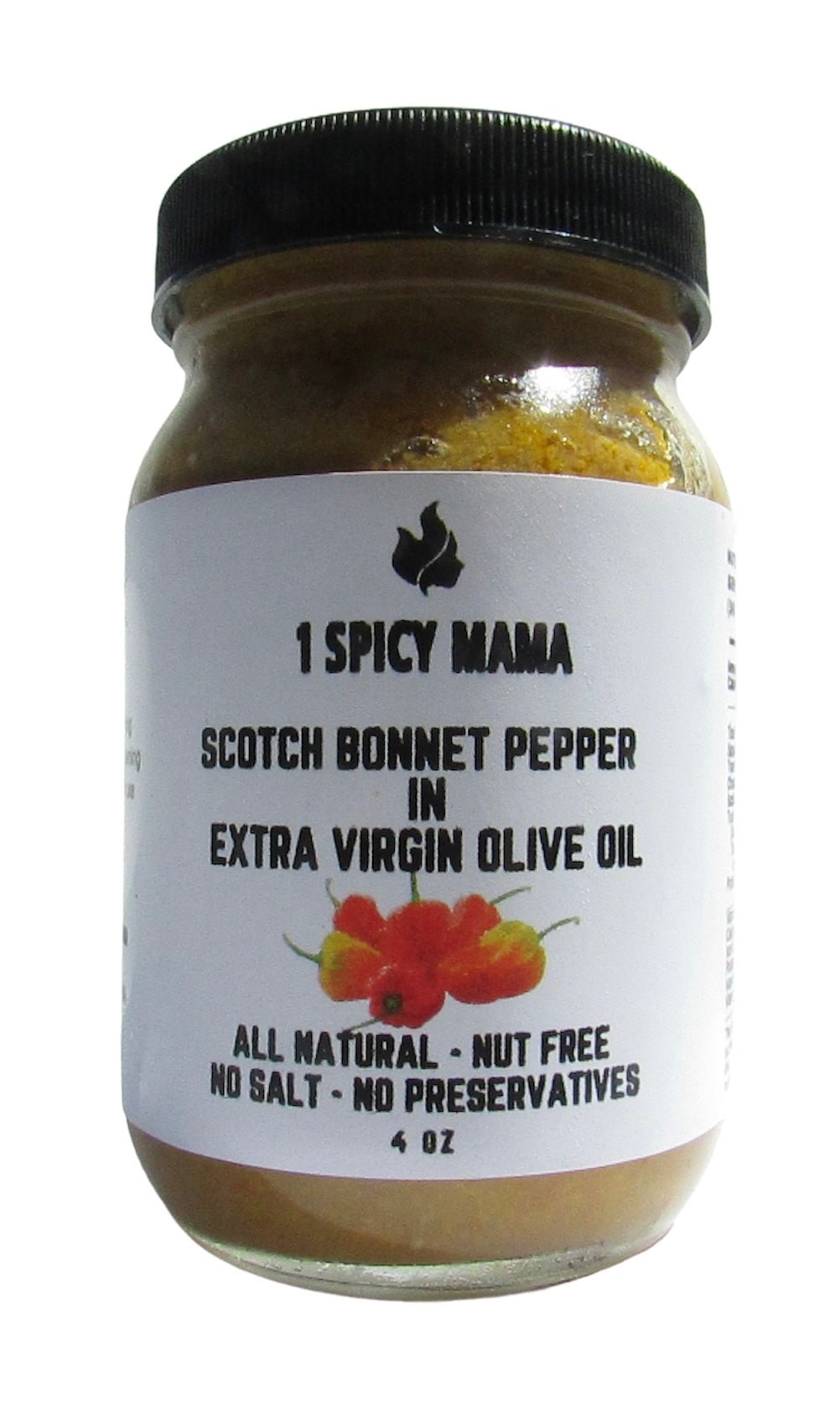 SCOTCH BONNET IN OLIVE OIL - All - Natural, Spicy Pepper Sauce - SAKLIC