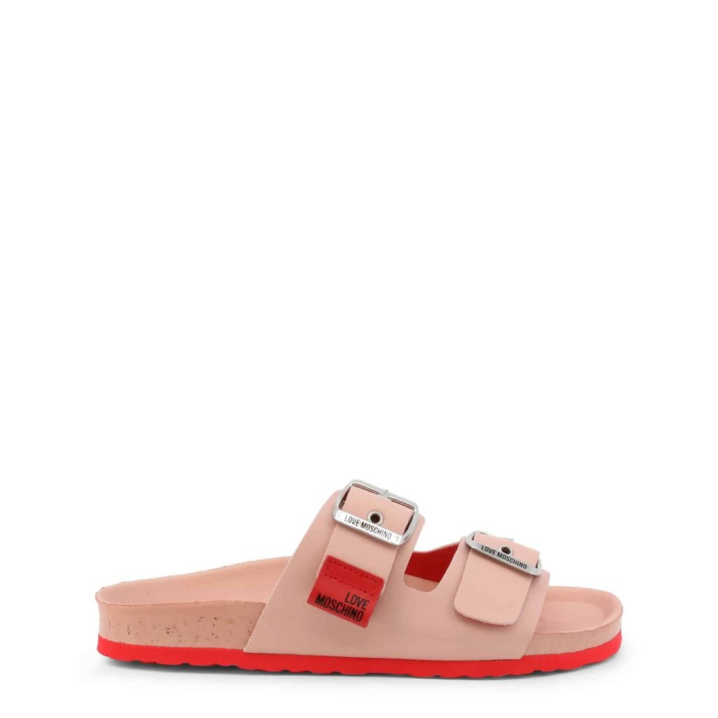 Shop Pink Slide Sandals - Comfy and Stylish | Love Moschino - SAKLIC