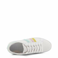 Shop Rainbow Stud Sneakers - Colorful Studs, Leather Upper, Rubber Sole - SAKLIC