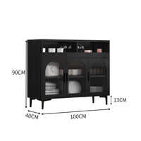 Storage Audio Nordic Living Room Cabinets Cosmetic Wooden Coffee Tea Display Cabinet Side Garage Vitrine Salon Furniture YR50LC - SAKLIC