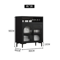 Storage Audio Nordic Living Room Cabinets Cosmetic Wooden Coffee Tea Display Cabinet Side Garage Vitrine Salon Furniture YR50LC - SAKLIC