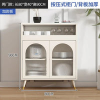 Storage Audio Nordic Living Room Cabinets Cosmetic Wooden Coffee Tea Display Cabinet Side Garage Vitrine Salon Furniture YR50LC - SAKLIC