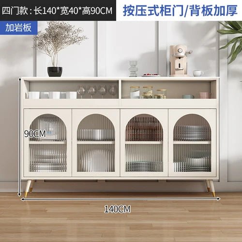 Storage Audio Nordic Living Room Cabinets Cosmetic Wooden Coffee Tea Display Cabinet Side Garage Vitrine Salon Furniture YR50LC - SAKLIC