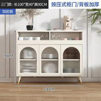 Storage Audio Nordic Living Room Cabinets Cosmetic Wooden Coffee Tea Display Cabinet Side Garage Vitrine Salon Furniture YR50LC - SAKLIC