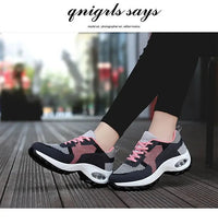 Tenis Women Sneakers Air Cushion Walking Shoes Breathable Gym Jogging Shoes for Woman Lace Up Platform Sport Shoe Tenes Feminino - SAKLIC