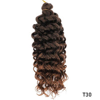 TOMO Hawaii Ocean Wave Crochet Cheveux Naturel Noir Ocean Wave Tresses Cheveux Synthetic Crochet Tressage Extensions De Cheveux - SAKLIC