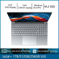 Windows 10/11 Pro Ultrabook - 12GB RAM, 128GB/256GB/512GB/1TB SSD, 5G WiFi, Bluetooth - Affordable Office and Gaming Laptop - SAKLIC