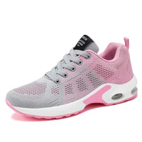 Woman's Summer Air Cushion Sneakers Lace - up Casual Shoe for Women Platform Mesh Breathable Light Running Shoes Zapatos De Mujer - SAKLIC